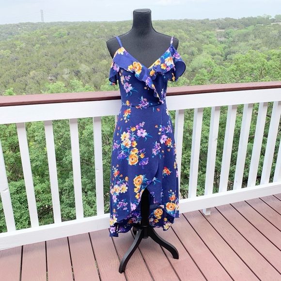 By & By Floral BlueAsylums Dress - Picture 4 of 12